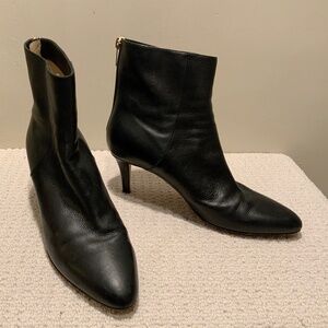 Jimmy Choo Black Leather Bootie